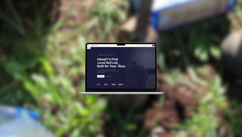 Makaliʻi Metrics dashboard showing soil decision-intelligence data for Hawaiʻi regenerative agriculture